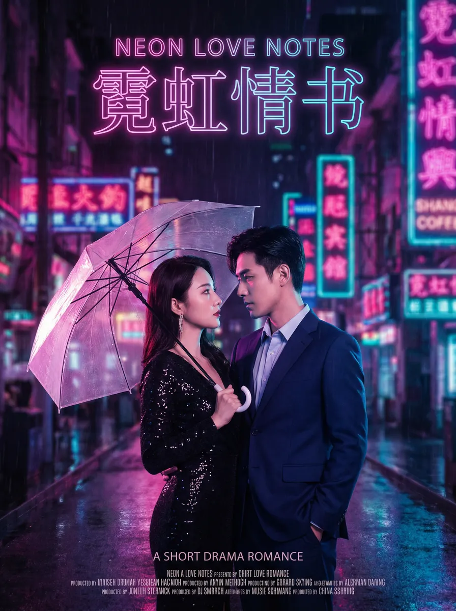 你看你把水弄得到处都是 热播都市爱情短剧 - 霓虹情书海报