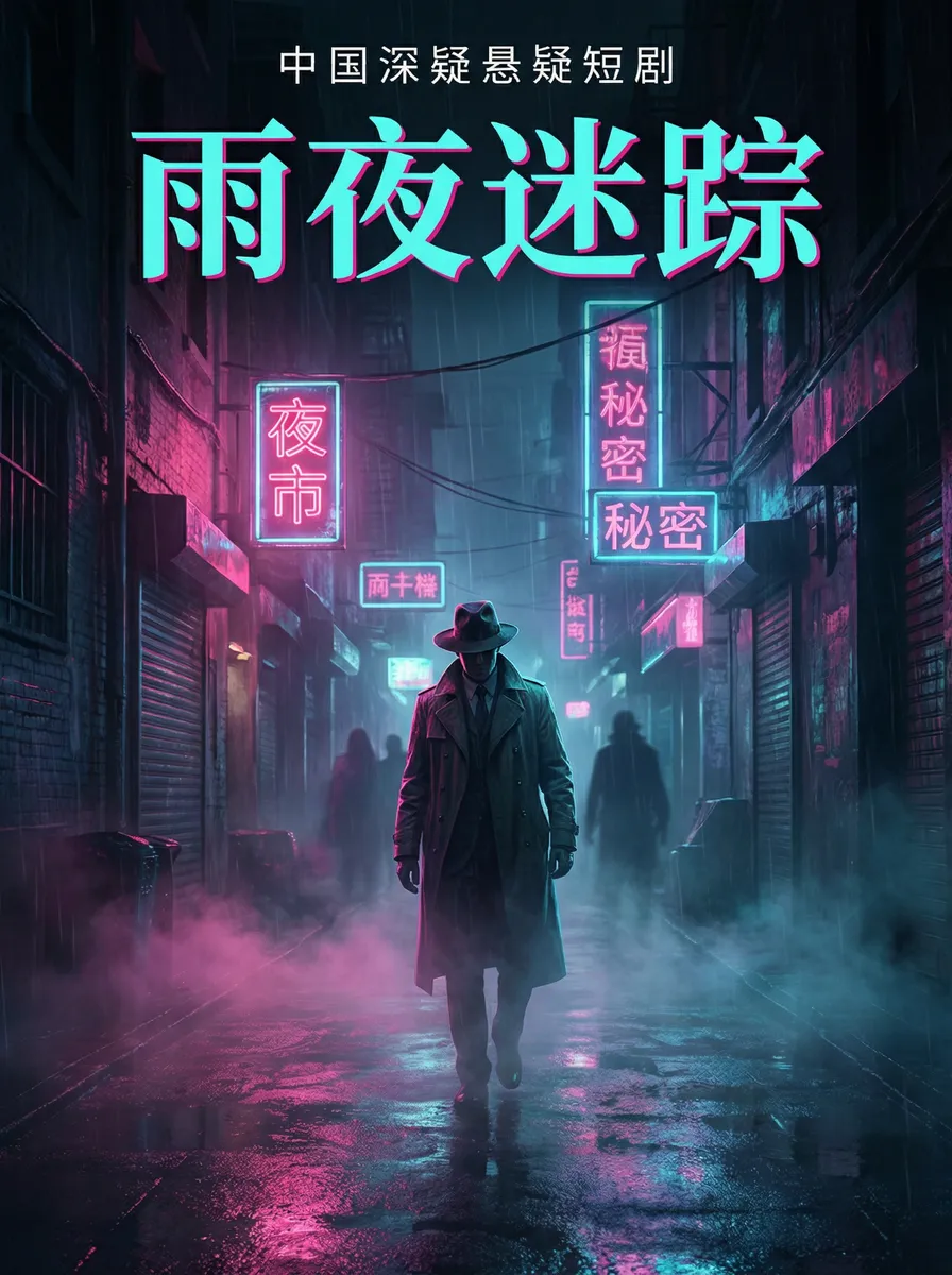 你看你把水弄得到处都是 悬疑追踪短剧 - 雨夜迷踪海报